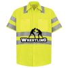 Men's High Visibility Safety Short Sleeve Work Shirt Thumbnail