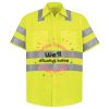 Men's High Visibility Safety Short Sleeve Work Shirt Thumbnail