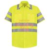 Men's High Visibility Safety Short Sleeve Work Shirt Thumbnail
