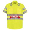 Men's High Visibility Safety Short Sleeve Work Shirt Thumbnail
