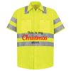 Men's High Visibility Safety Short Sleeve Work Shirt Thumbnail