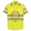 Men's High Visibility Safety Short Sleeve Work Shirt Thumbnail