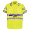 Men's High Visibility Safety Short Sleeve Work Shirt Thumbnail