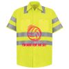 Men's High Visibility Safety Short Sleeve Work Shirt Thumbnail