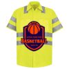Men's High Visibility Safety Short Sleeve Work Shirt Thumbnail