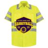 Men's High Visibility Safety Short Sleeve Work Shirt Thumbnail