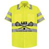Men's High Visibility Safety Short Sleeve Work Shirt Thumbnail