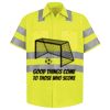 Men's High Visibility Safety Short Sleeve Work Shirt Thumbnail