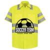 Men's High Visibility Safety Short Sleeve Work Shirt Thumbnail