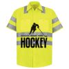 Men's High Visibility Safety Short Sleeve Work Shirt Thumbnail