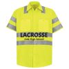 Men's High Visibility Safety Short Sleeve Work Shirt Thumbnail