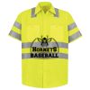 Men's High Visibility Safety Short Sleeve Work Shirt Thumbnail