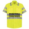 Men's High Visibility Safety Short Sleeve Work Shirt Thumbnail