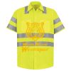Men's High Visibility Safety Short Sleeve Work Shirt Thumbnail