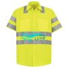 Men's High Visibility Safety Short Sleeve Work Shirt Thumbnail