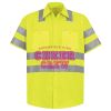 Men's High Visibility Safety Short Sleeve Work Shirt Thumbnail