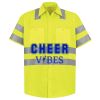 Men's High Visibility Safety Short Sleeve Work Shirt Thumbnail