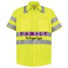 Men's High Visibility Safety Short Sleeve Work Shirt Thumbnail