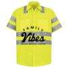 Men's High Visibility Safety Short Sleeve Work Shirt Thumbnail