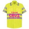 Men's High Visibility Safety Short Sleeve Work Shirt Thumbnail