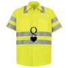 Men's High Visibility Safety Short Sleeve Work Shirt Thumbnail