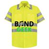Men's High Visibility Safety Short Sleeve Work Shirt Thumbnail