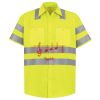 Men's High Visibility Safety Short Sleeve Work Shirt Thumbnail