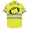 Men's High Visibility Safety Short Sleeve Work Shirt Thumbnail