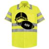 Men's High Visibility Safety Short Sleeve Work Shirt Thumbnail