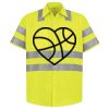 Men's High Visibility Safety Short Sleeve Work Shirt Thumbnail