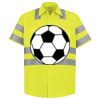 Men's High Visibility Safety Short Sleeve Work Shirt Thumbnail