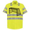 Men's High Visibility Safety Short Sleeve Work Shirt Thumbnail