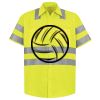 Men's High Visibility Safety Short Sleeve Work Shirt Thumbnail