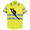 Men's High Visibility Safety Short Sleeve Work Shirt Thumbnail