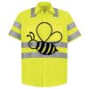Men's High Visibility Safety Short Sleeve Work Shirt Thumbnail