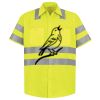 Men's High Visibility Safety Short Sleeve Work Shirt Thumbnail