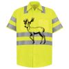 Men's High Visibility Safety Short Sleeve Work Shirt Thumbnail