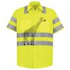 Men's High Visibility Safety Short Sleeve Work Shirt Thumbnail