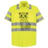 Men's High Visibility Safety Short Sleeve Work Shirt Thumbnail