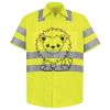 Men's High Visibility Safety Short Sleeve Work Shirt Thumbnail