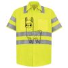 Men's High Visibility Safety Short Sleeve Work Shirt Thumbnail