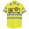 Men's High Visibility Safety Short Sleeve Work Shirt Thumbnail