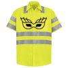 Men's High Visibility Safety Short Sleeve Work Shirt Thumbnail