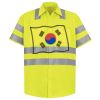 Men's High Visibility Safety Short Sleeve Work Shirt Thumbnail
