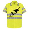 Men's High Visibility Safety Short Sleeve Work Shirt Thumbnail
