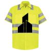 Men's High Visibility Safety Short Sleeve Work Shirt Thumbnail