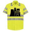Men's High Visibility Safety Short Sleeve Work Shirt Thumbnail