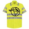 Men's High Visibility Safety Short Sleeve Work Shirt Thumbnail