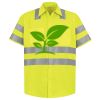 Men's High Visibility Safety Short Sleeve Work Shirt Thumbnail
