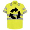 Men's High Visibility Safety Short Sleeve Work Shirt Thumbnail